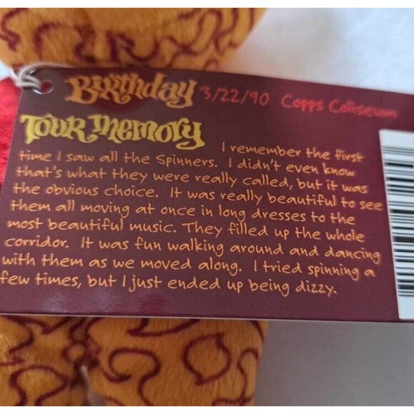 Fire Flames Bear Grateful Dead Beanie Limited Edition Plush Doll NWT Collectible - Picture 4 of 4